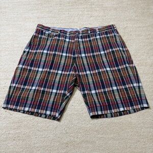 Vintage Ralph Lauren Authentic India Madras Plaid Shorts Men's Size 38 Preppy